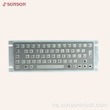 Keyboard na karfe tare da Touch Pad